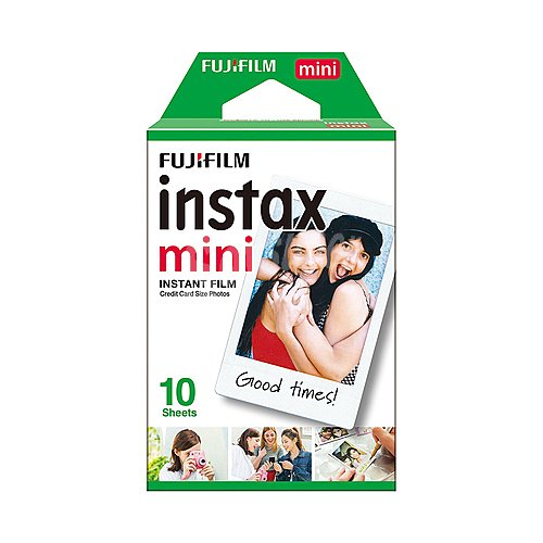 Película fotográfica instantánea fujifilm Instax Mini Brillo. 1x10 hojas