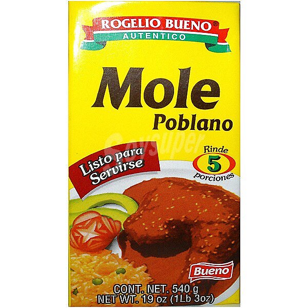 Mole Rojo en Salsa 5 Porciones