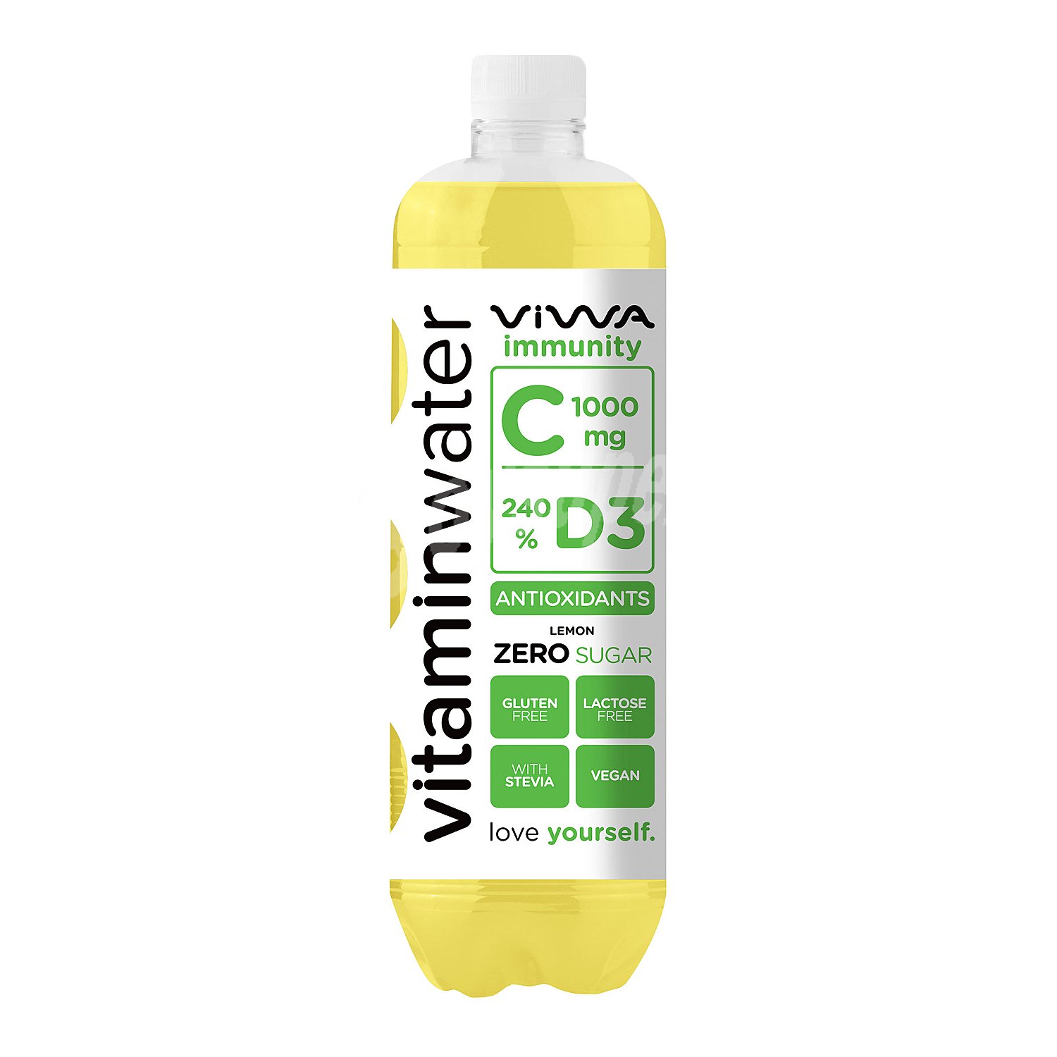 Refresco vitamin inmunity sabor a limón zero Viwa