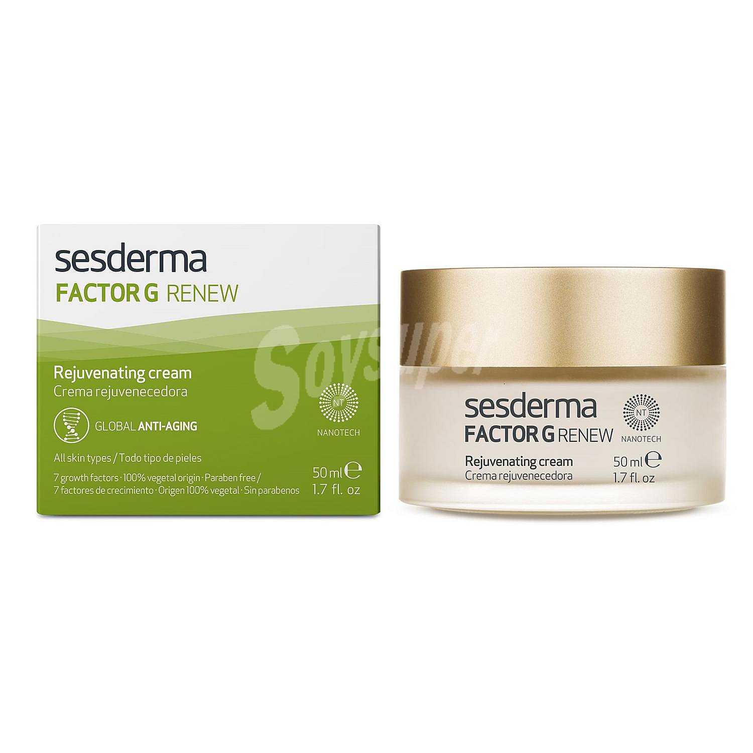 Crema rejuvenecedora factor G Sesderma