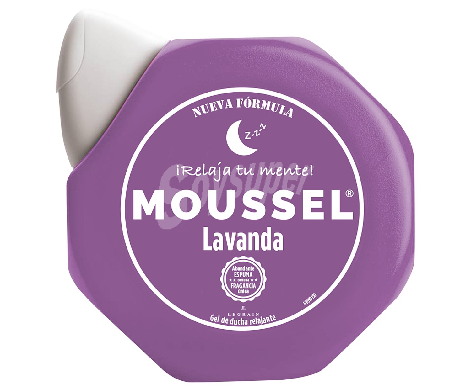 Gel para baño o ducha con aceites esenciales y relajante fragancia a Lavanda