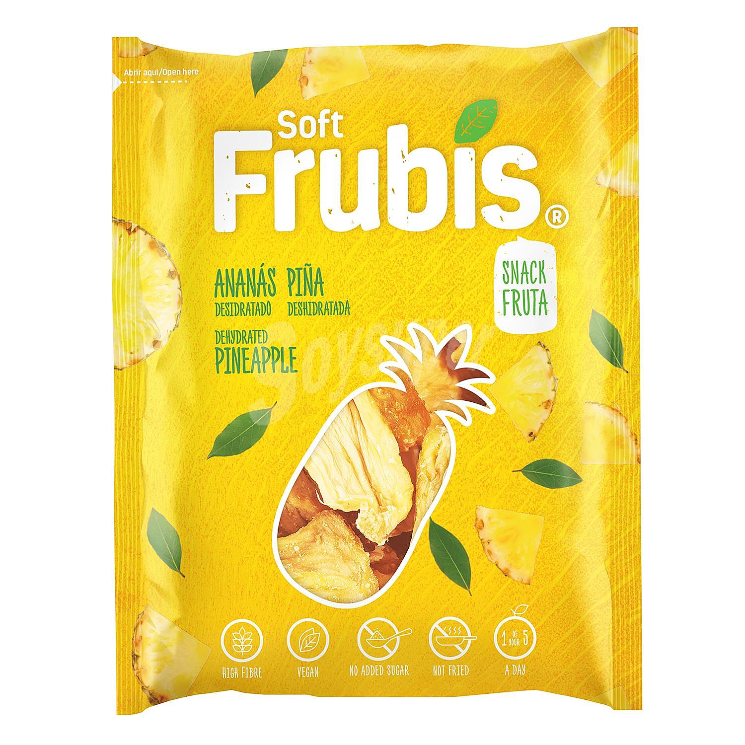 Snack de piña sin azúcar añadido Frubis