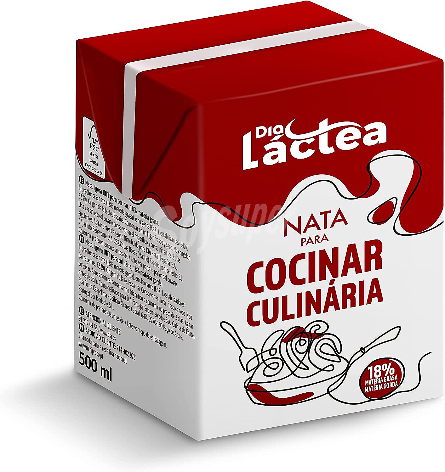 Nata para cocinar Dia Láctea