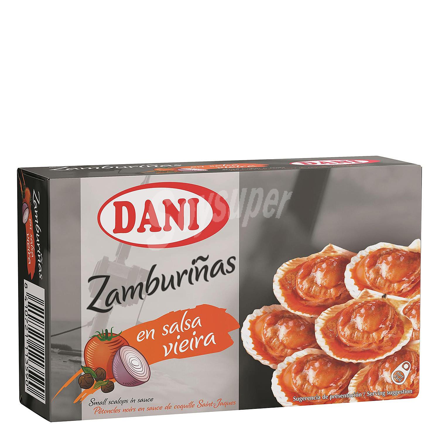 Zamburiñas en salsa de vieira Dani