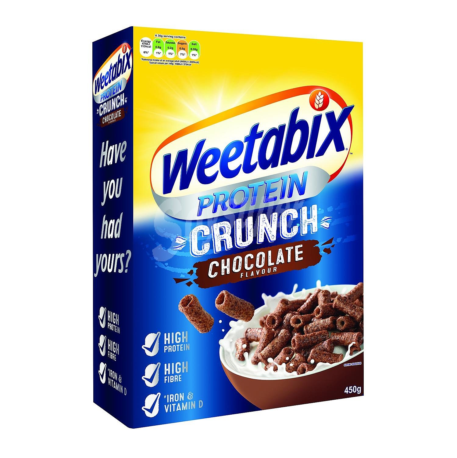 Cereales con chocolate Crunch Weetabix