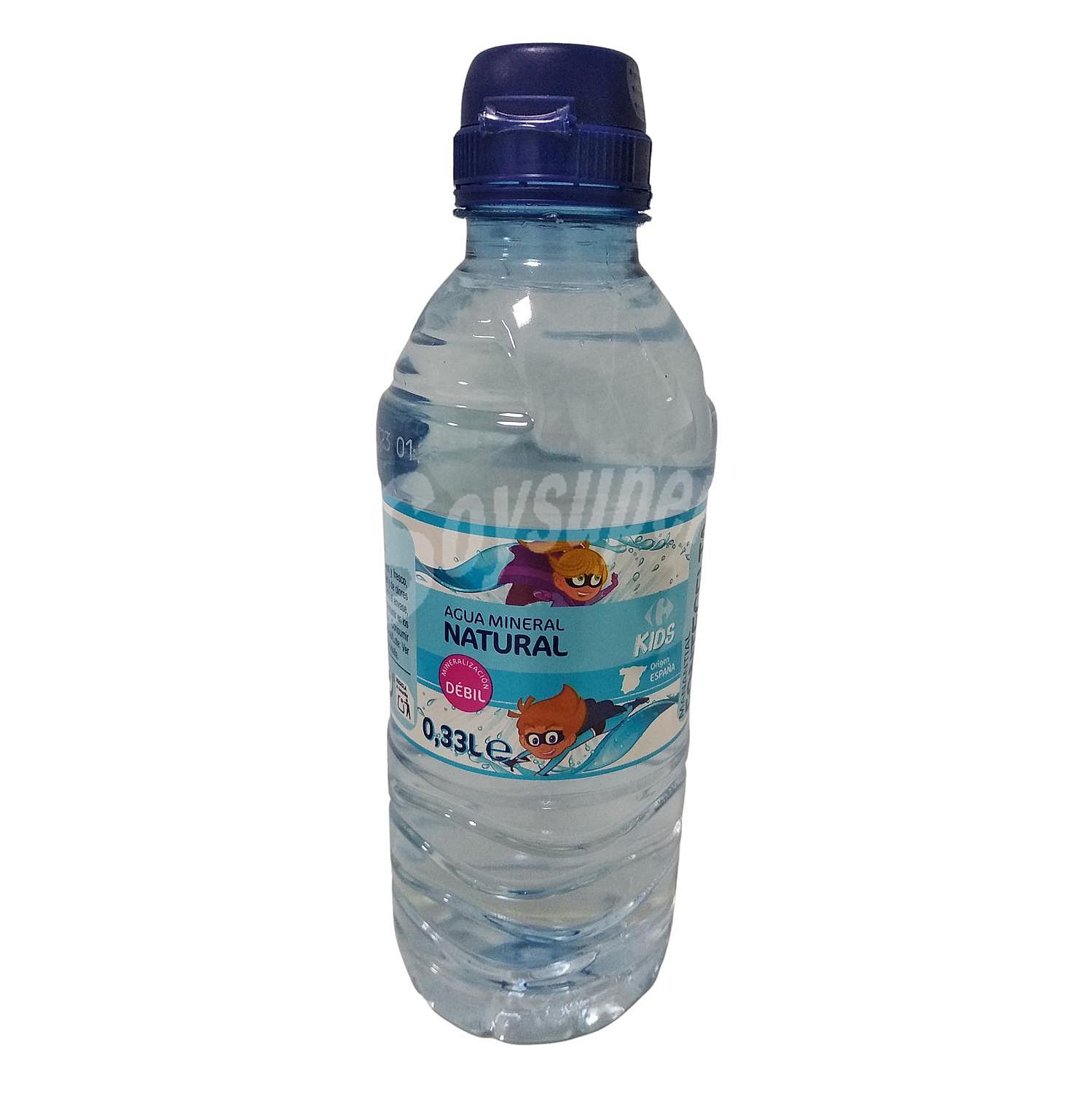 Agua mineral Carrefour Kids tapón deportivo