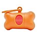 Dispensador de bolsas para perros + color naranja 1 unidad