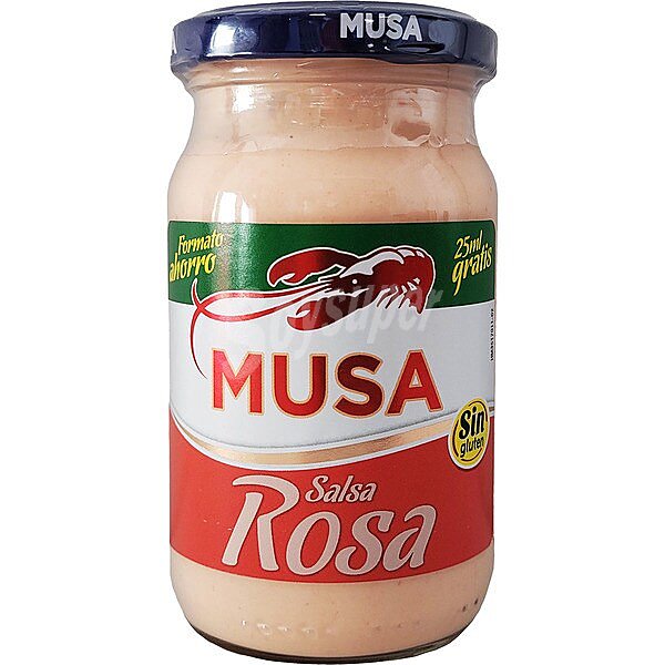 Salsa rosa sin gluten