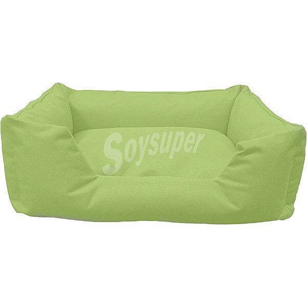 Cama para perros y gatos color verde lima 50x40x15 cm 1 unidad