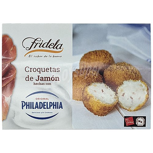 Fridela Croquetas congeladas de queso Philadelphia con jamón fridela