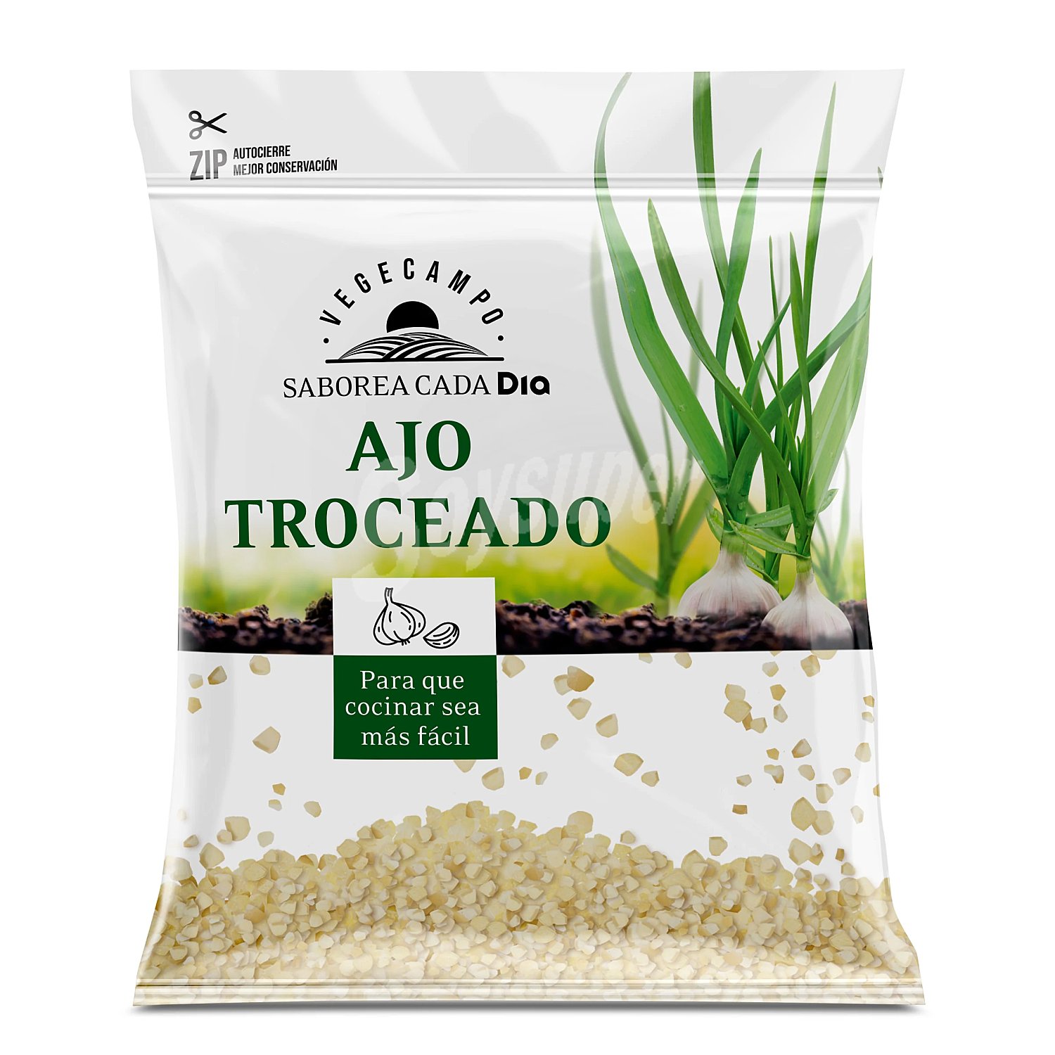 Ajo troceado Vegecampo