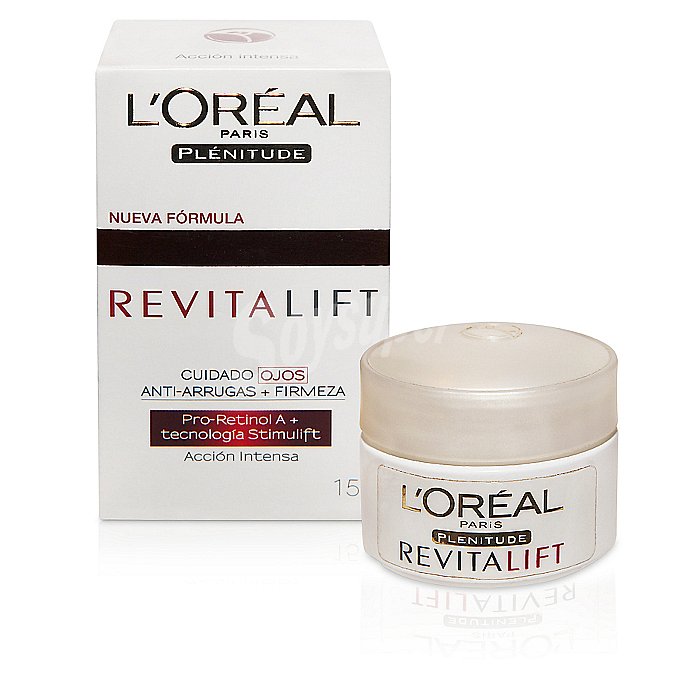 Contorno de ojos antiarrugas con Pro-Retinol, Plenitude revitalift