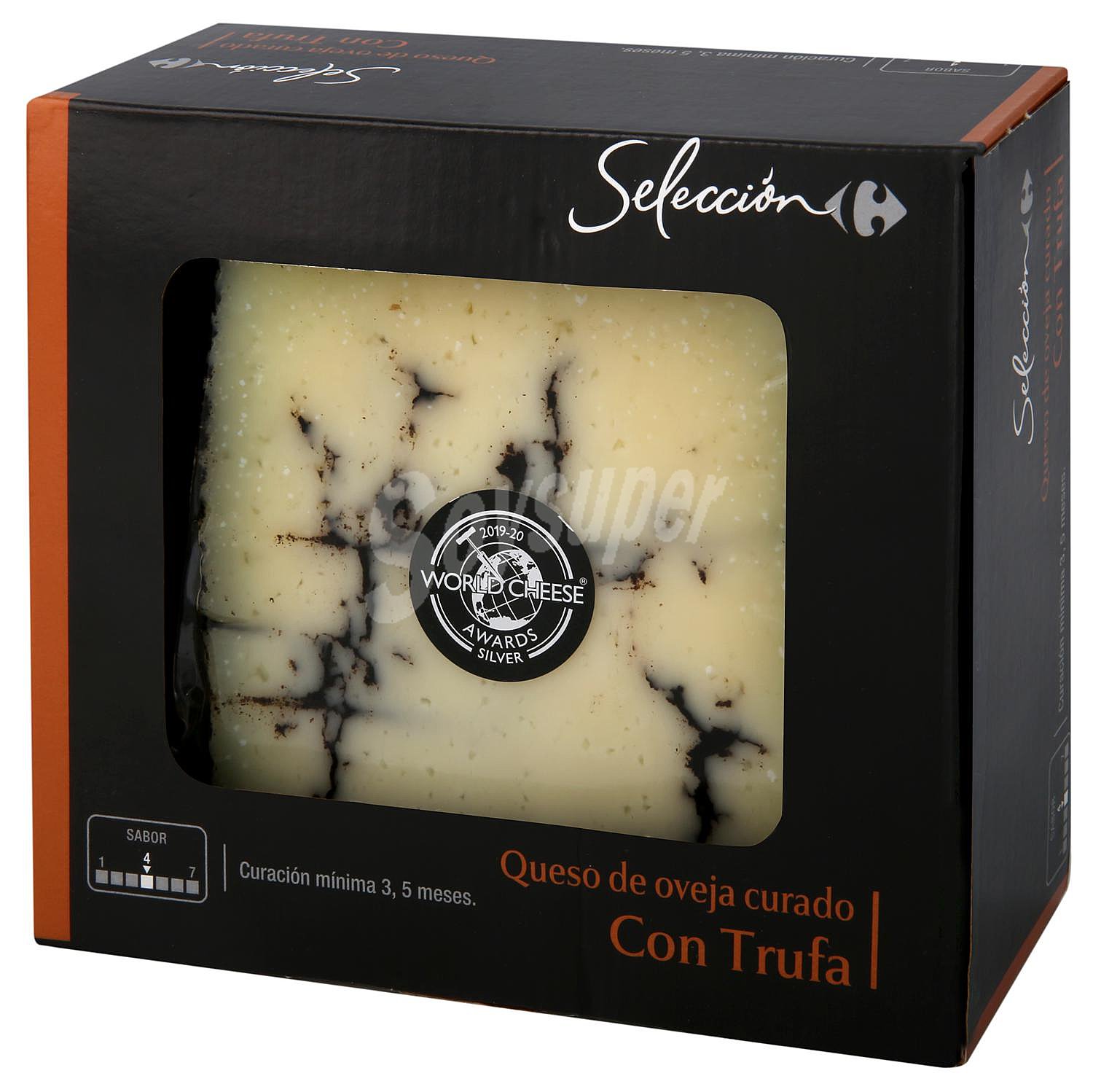 Queso de oveja curado con trufa cuña