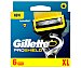 Gillette Recambio de cuchillas de 5 hojas para maquinillas de afeitar gillette Proshield