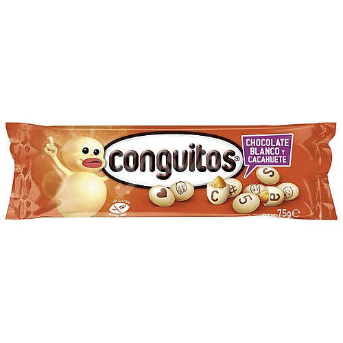 Conguitos Cacahuetes recubiertos de chocolate blanco conguitos