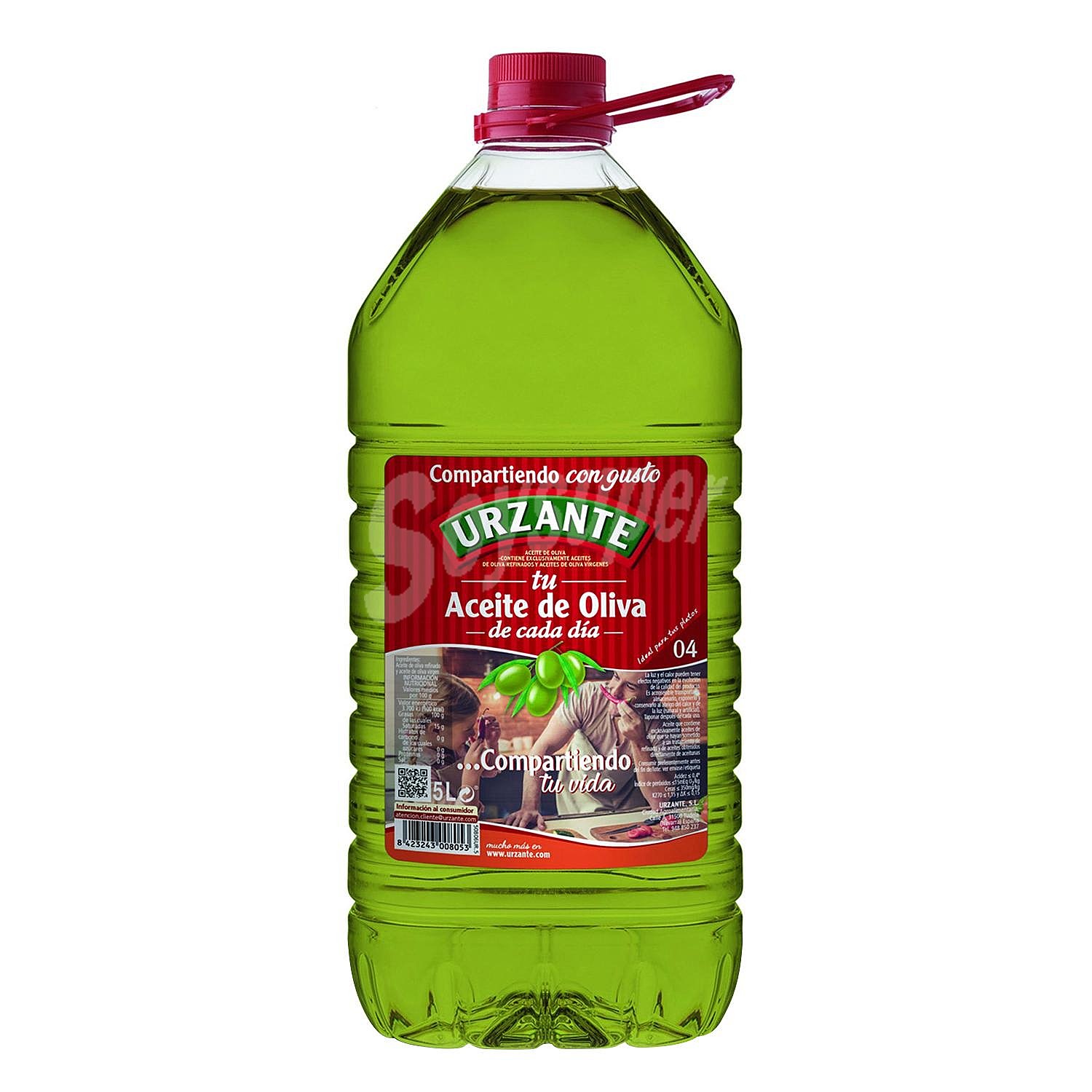 Aceite de oliva suave 0,4º Urzante