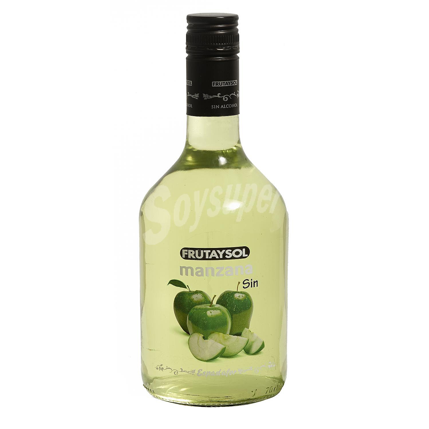 Licor de manzana verde sin alcohol