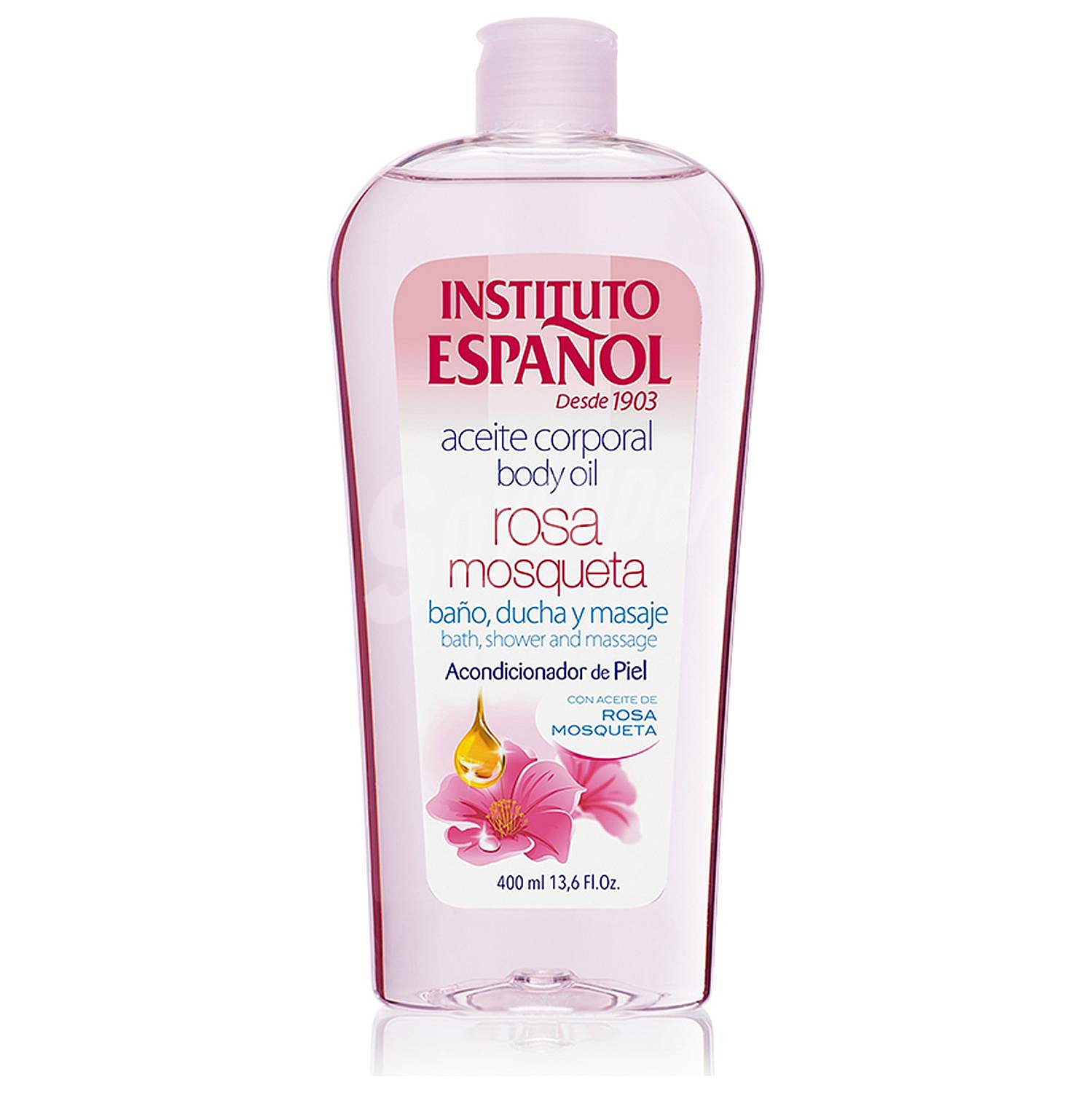 Aceite hidratante corporal rosa mosqueta Instituto Español