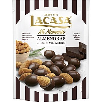 Almendras con chocolate negro