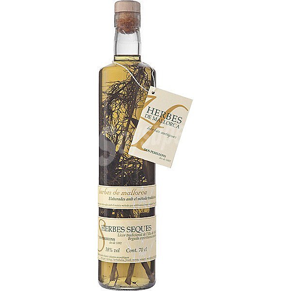 Licor de hierbas secas