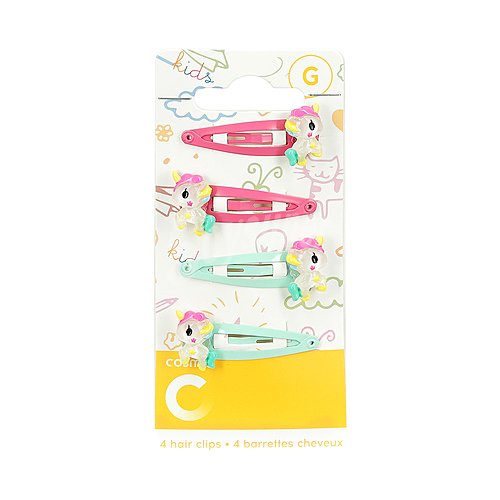 Cosmia Pinza rectangular para cabello con diseño infantil cosmia