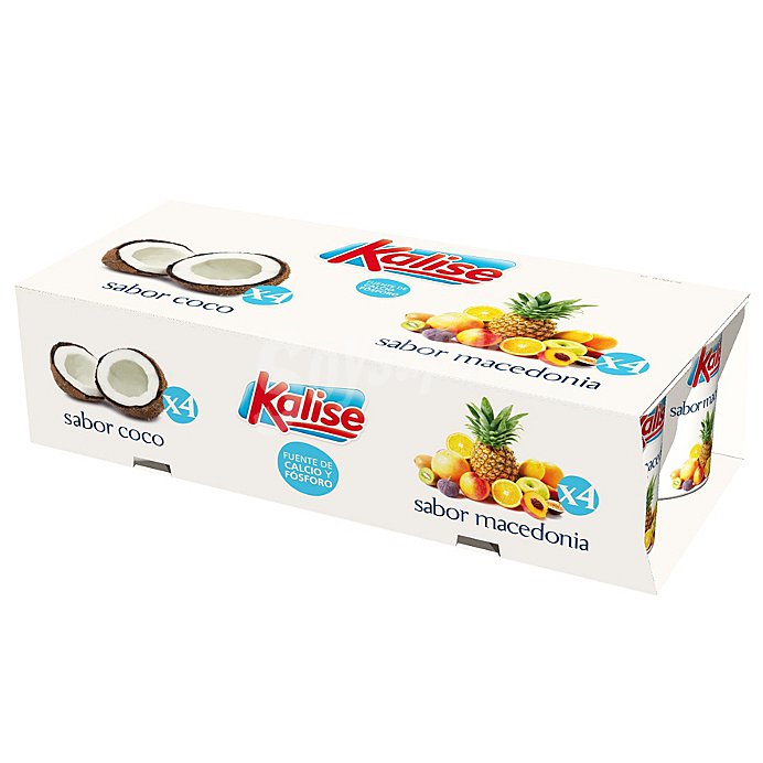 Yogur de macedonia y coco Kalise