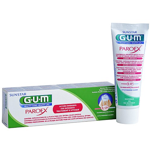 GUM Pasta de dientes de uso intensivo para una óptima salud de las encías GUM Paroex