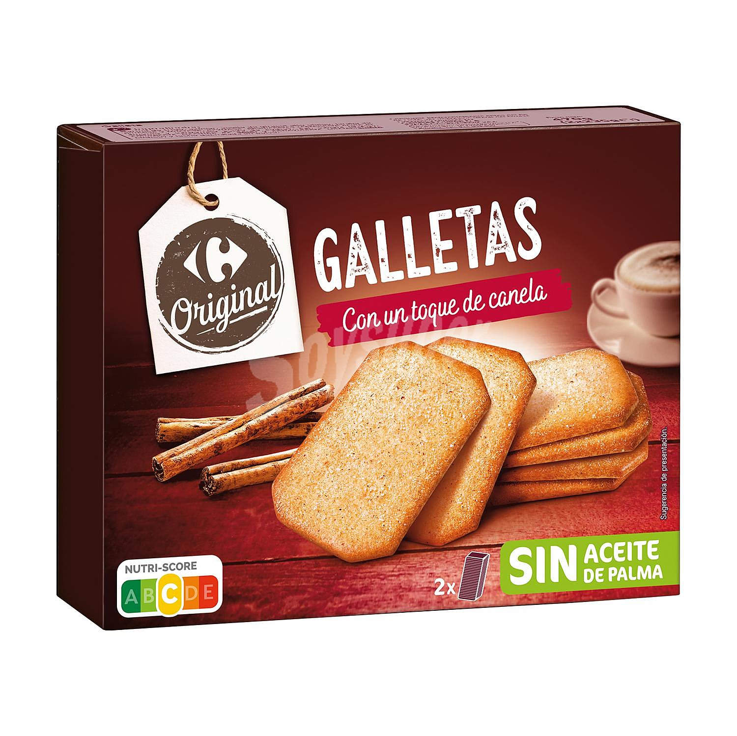 Galletas con canela Carrefour Original sin aceite de palma