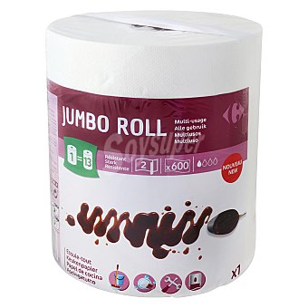 Papel de cocina resistente Jumbo Roll Carrefour