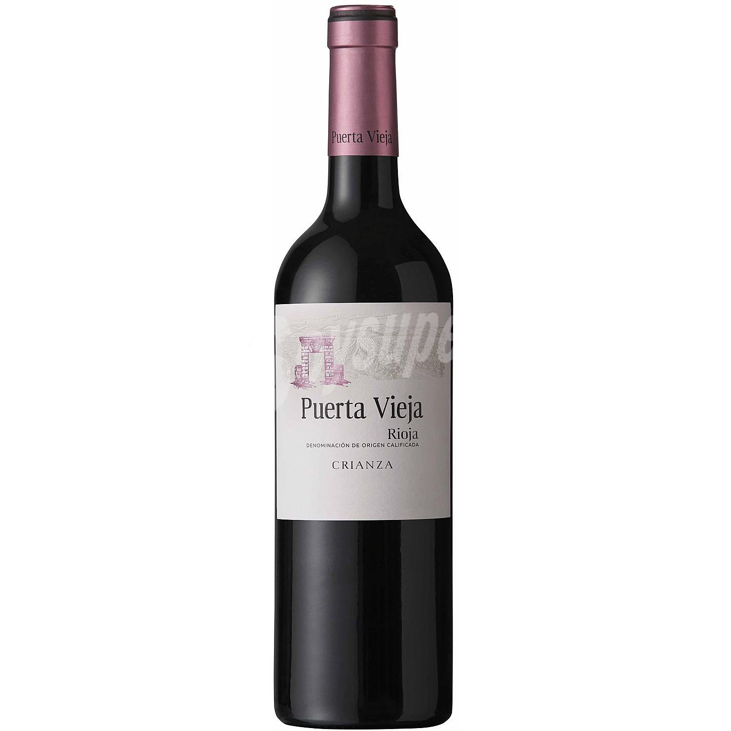 Vino tinto crianza con denominación de origen calificada Rioja