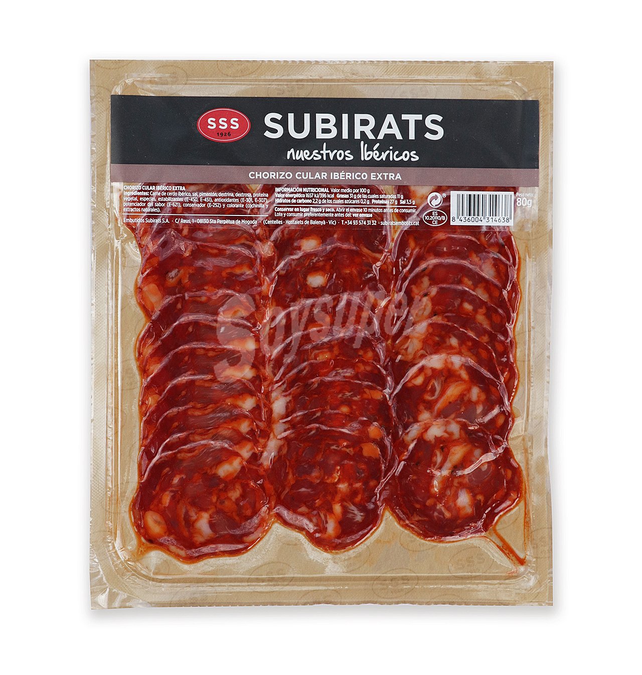 Chorizo subirats ibérico