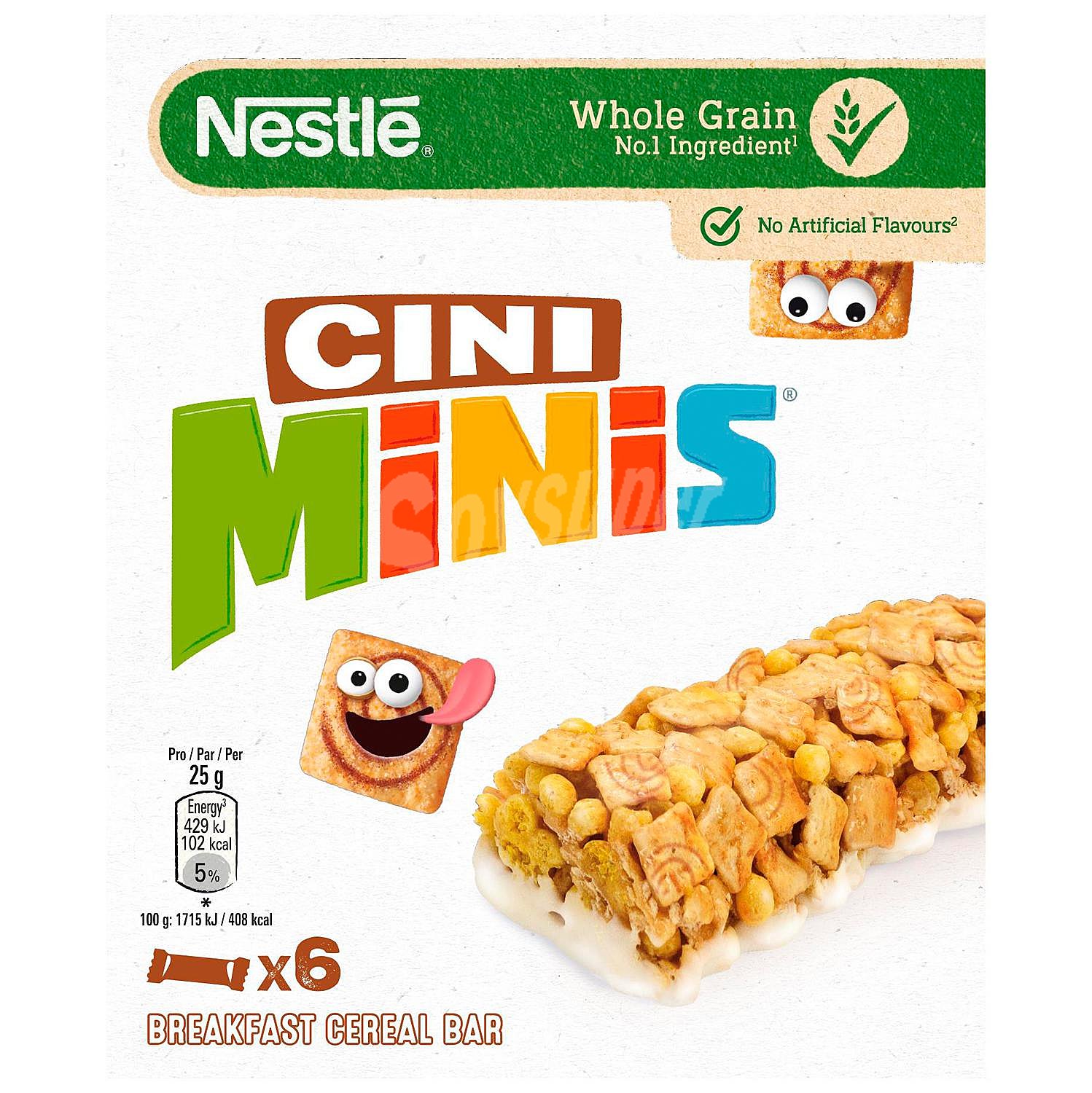 Barritas de cereales Cini Minis