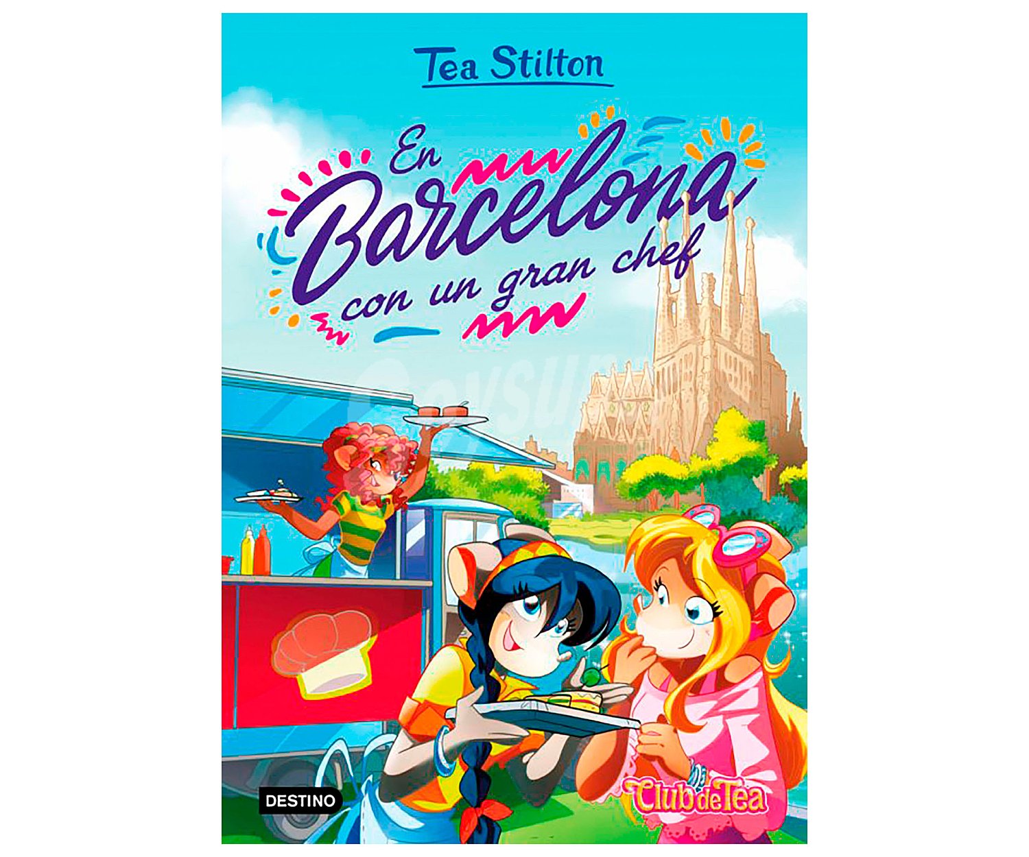 Tea Stilton 40: En Barcelona con un gran chef, TEA stilton. Género: infantil. Editorial Destino.