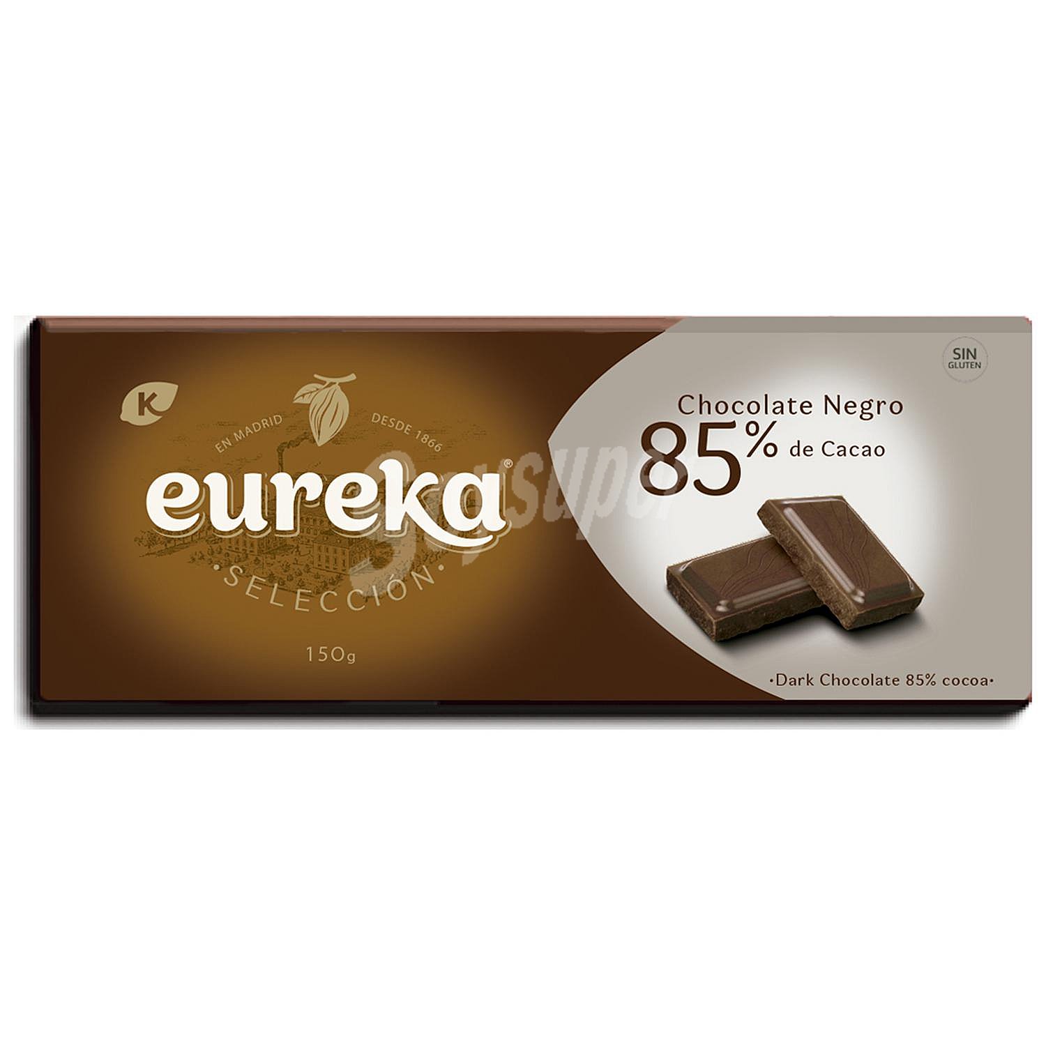 Chocolate negro extrafino sin gluten