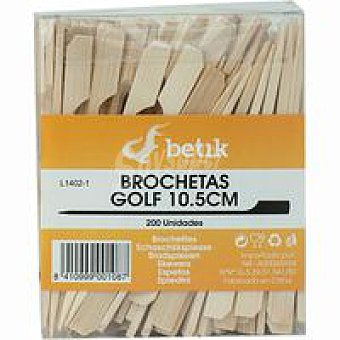 Brocheta de madera golf 10