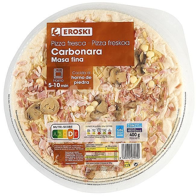 Pizza carbonara