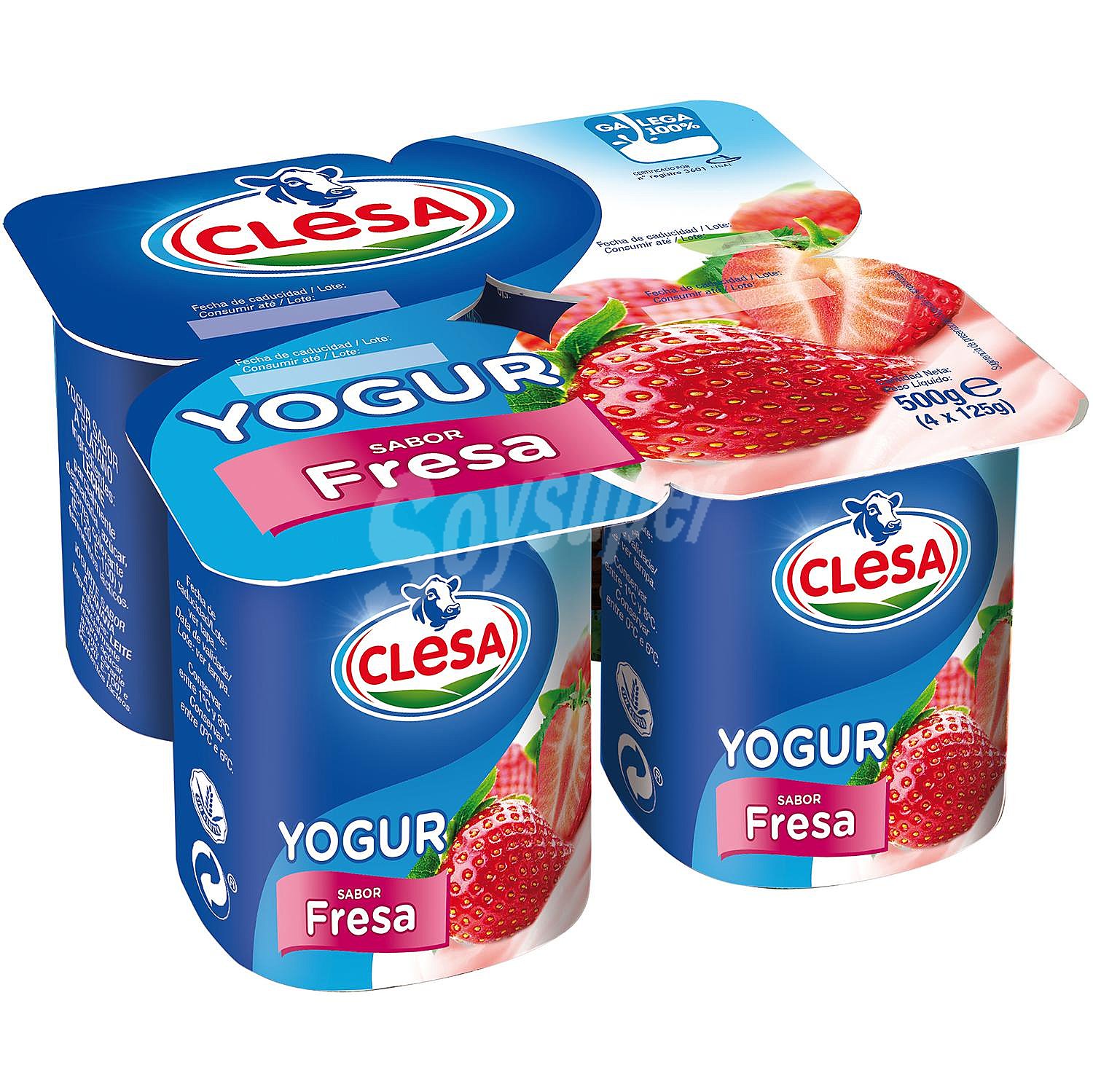 Yogur de fresa