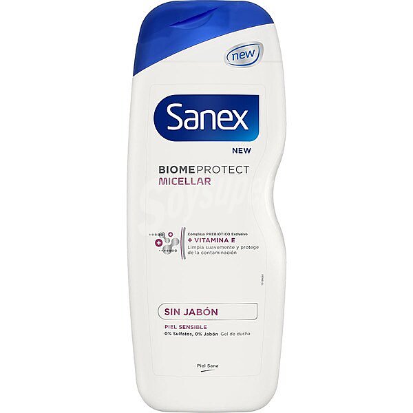 Dermo Micellar gel de baño sin jabón No Soap