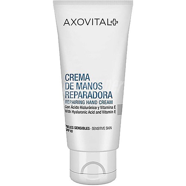 Crema de manos reparadora SPF10 para pieles sensibles