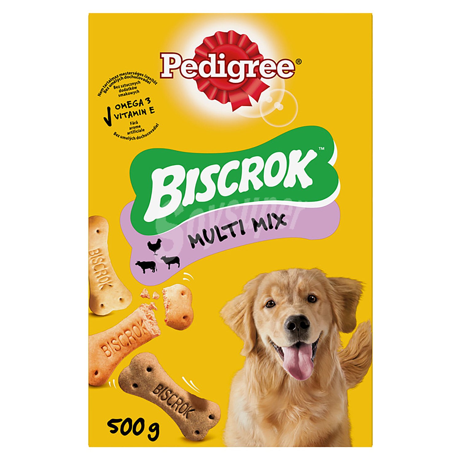 Galletas de diferentes sabores para perros adultos