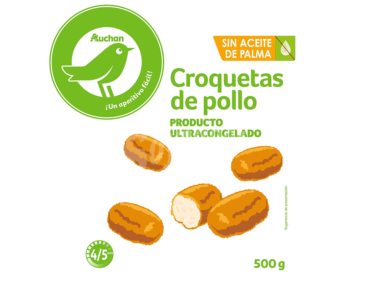 Croquetas de pollo ultracongeladas