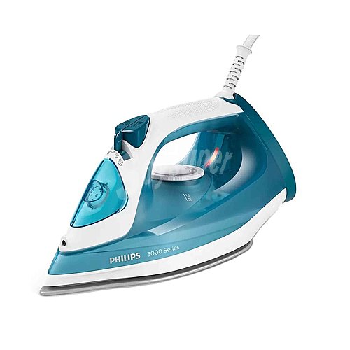 Plancha de vapor philips Steam iron DST3011/20, suela cerámica, potencia 2100W