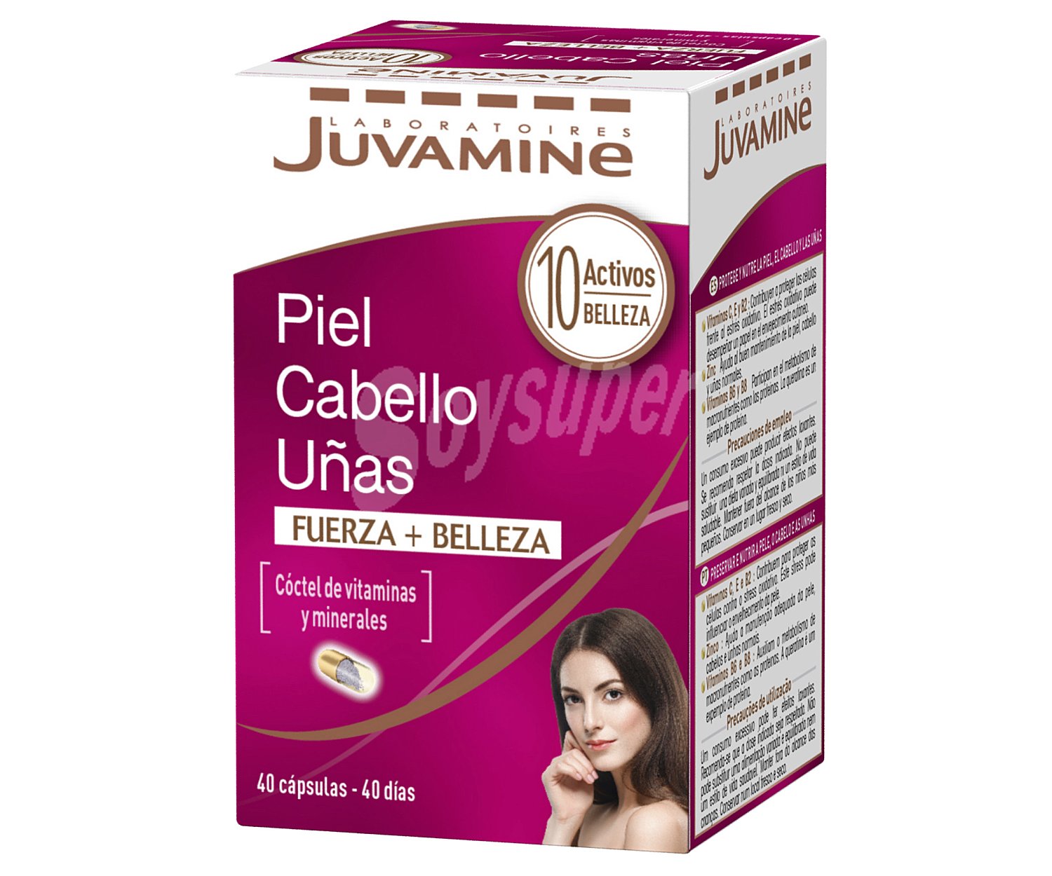 Vitaminas para piel, cabello y uñas