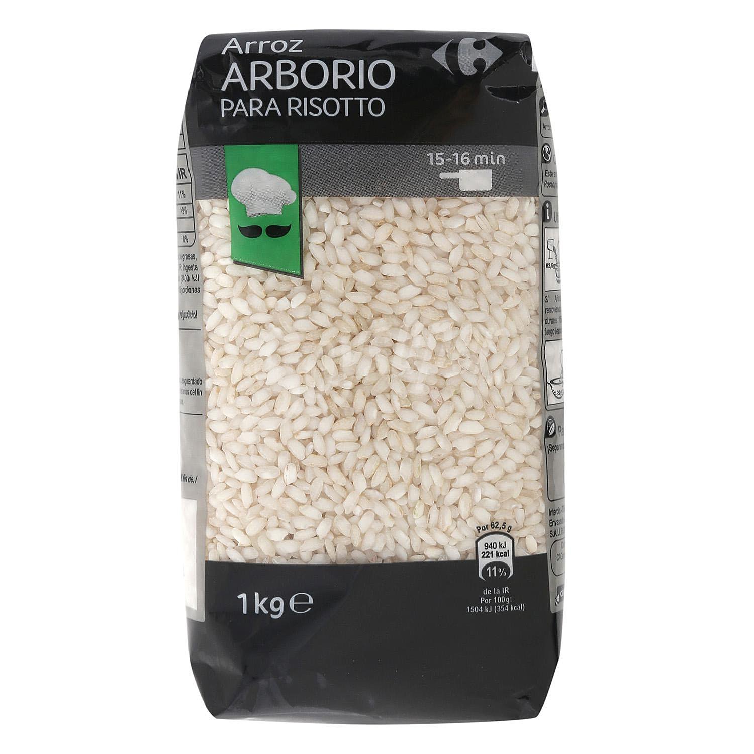 Arroz arborio para risotto