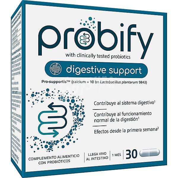 Digestive Support complemento alimenticio para contribuir al sistema digestivo caja 30 cápsulas