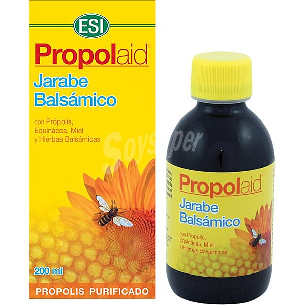 Propolaid jarabe balsámico con propólis, equinacea, miel u hierbas balsámicas