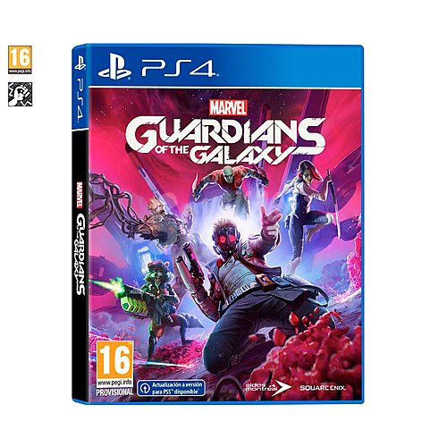 Marvel's Guardianes de la Galaxia para Playstation 4. Género: aventuras, acción. pegi: 16.