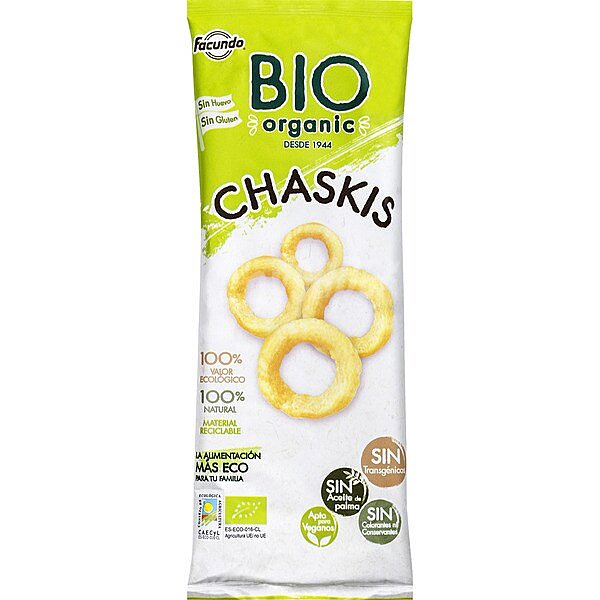 Bio Organic Chaskis snack de maíz