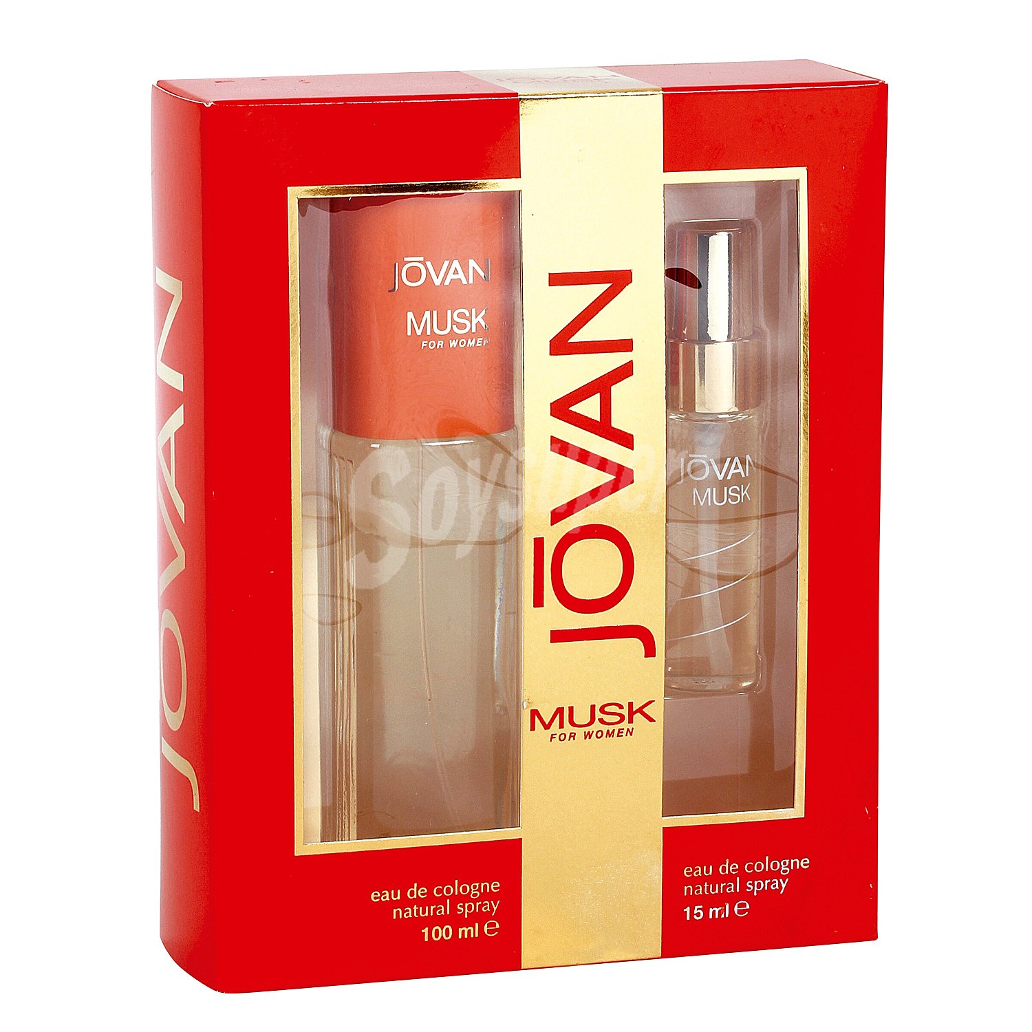 Pack musk colonia + perfumador 15 ml Jovan 100 ml