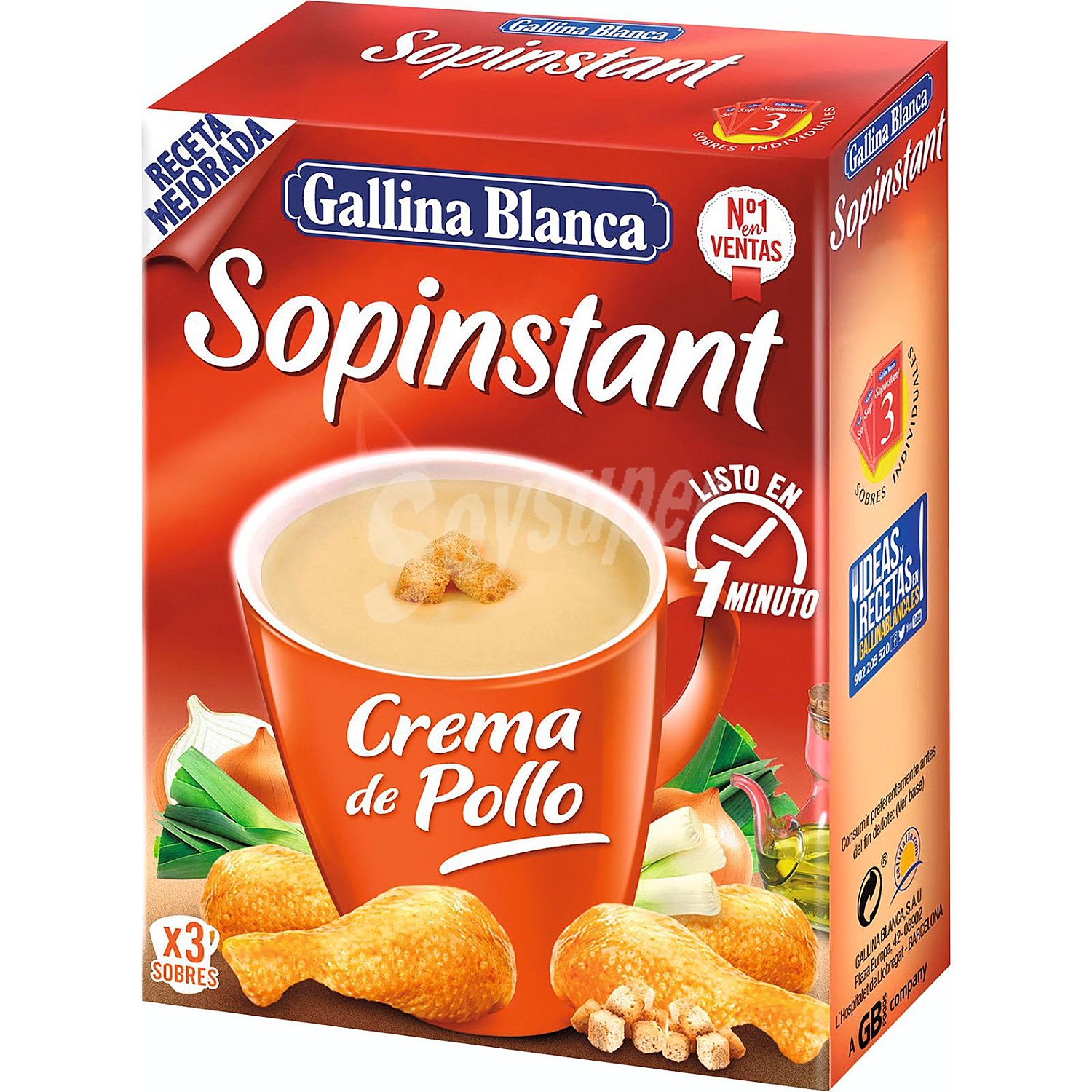 Sopinstant de pollo